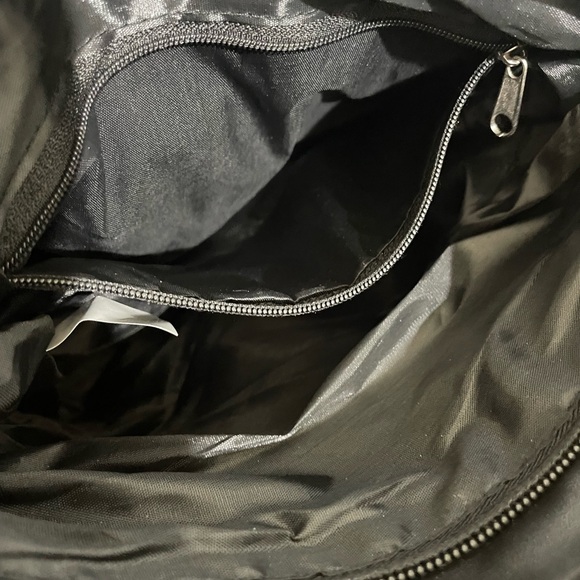 NWT Quilted Black Leather Crossbody Bag Vintage Diamond Stitch Shoulder Purse - Picture 9 of 16